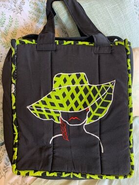 Black Tote/Handbag Made in Uganda